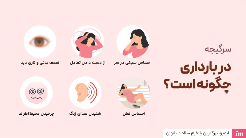 سرگیجه در بارداری چگونه است