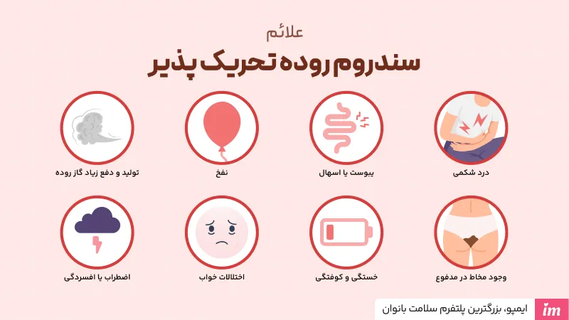 علائم سندروم روده تحریک پذیر چیست؟
