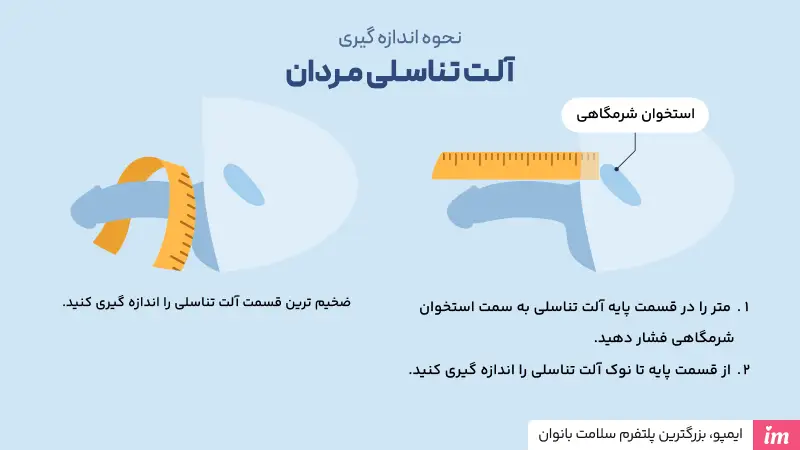 چگونه سایز آلت تناسلی خود را اندازه گیری کنیم؟
