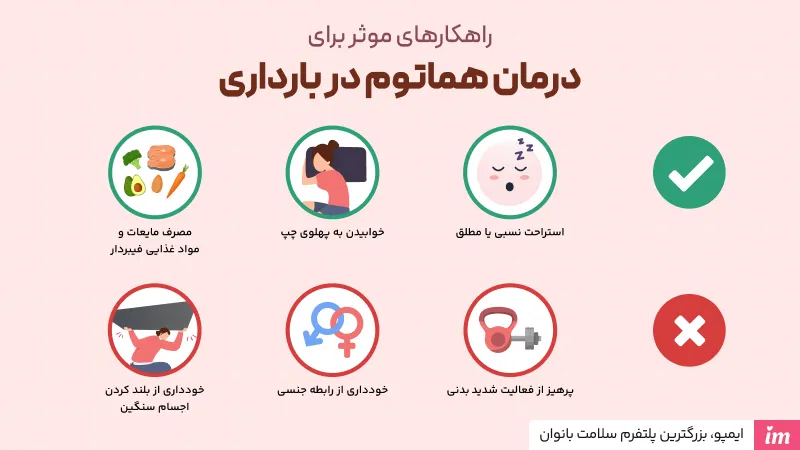 درمان هماتوم در بارداری
