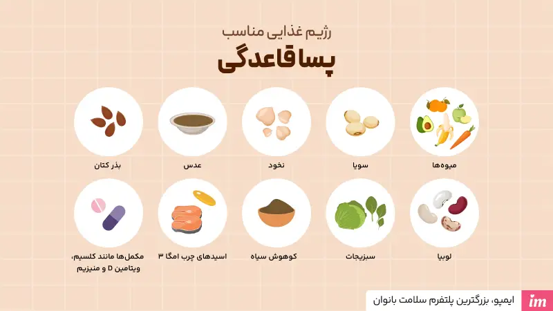 رژیم غذایی یائسگی