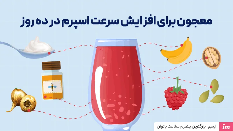 معجون برای افزایش سرعت اسپرم در ده روز