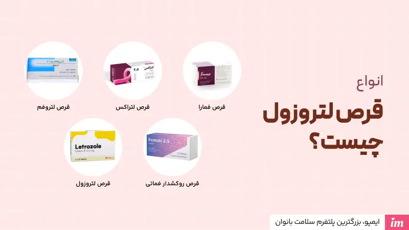 انواع قرص لتروزول