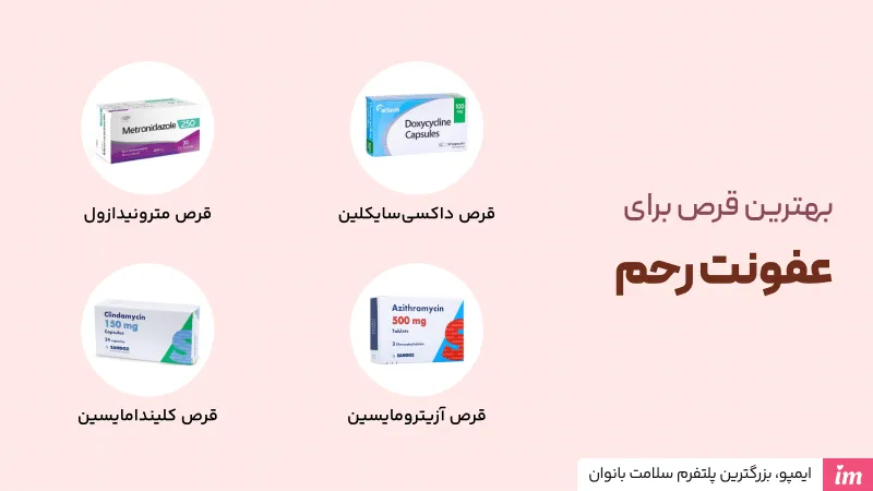 بهترین قرص برای عفونت رحم