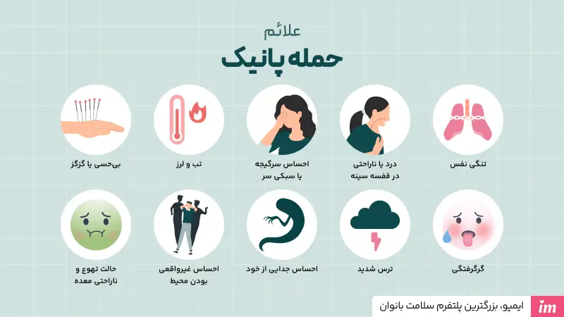 علائم حملات پانیک چیست؟