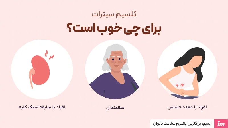 کلسیم سیترات برای چی خوب است؟