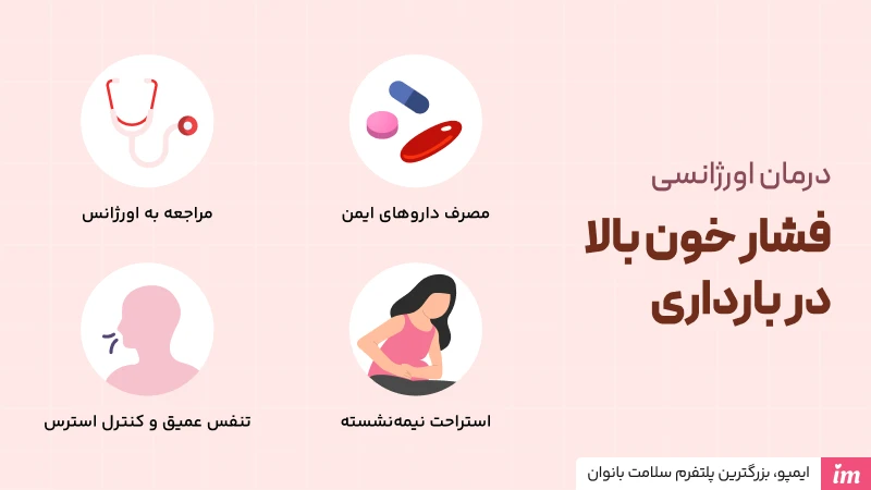درمان اورژانسی فشار خون بالا در بارداری