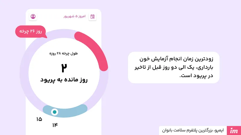 زودترین زمان مثبت شدن آزمایش خون بارداری