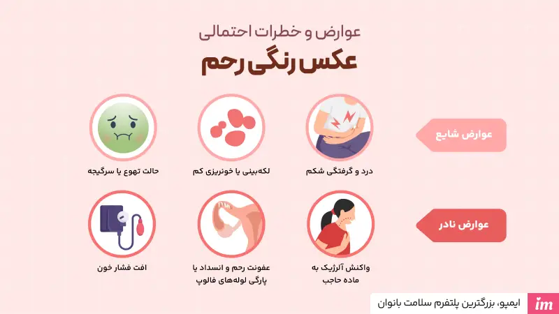  عوارض و خطرات احتمالی عکس رنگی چیست؟