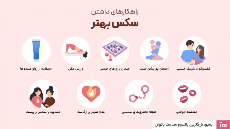 راهکار برای تجربه سکس خوب یا سکس عالی