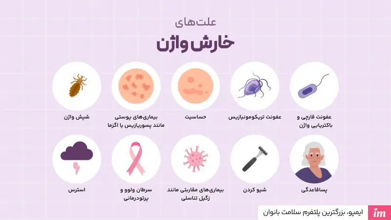 علت خارش واژن چیست؟