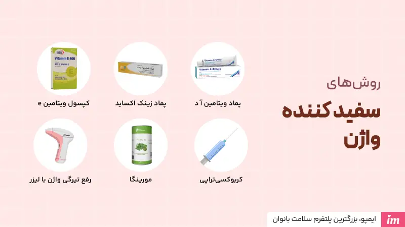 روشهای سفيد كننده واژن