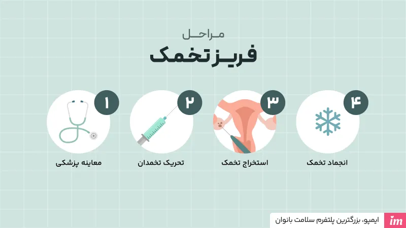 عمل فریز تخمک چگونه انجام می‌شود؟